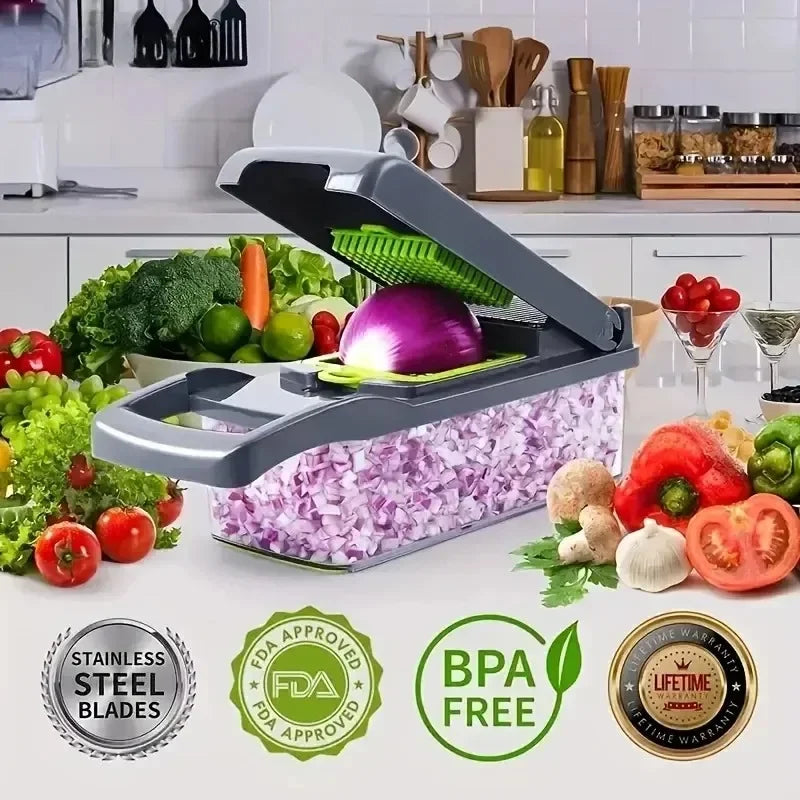 Multifunctional Vegetable Chopper 14 in 1