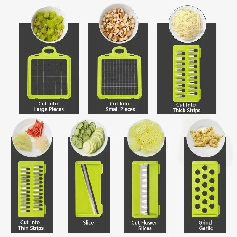 Multifunctional Vegetable Chopper 14 in 1