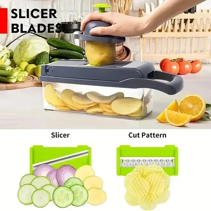 Multifunctional Vegetable Chopper 14 in 1